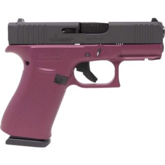 ACG-57046FRN Glock 43X 9mm Luger 3.4" Black Cherry