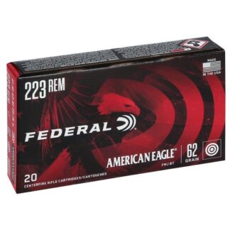 AE223N Federal Ammunition FDR 223 62GR AE FMJBT 20RD Rem