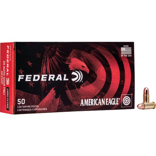 AE25AP Federal Ammunition FDR 25AP 50GR AE TMJ 50RD 25 Auto