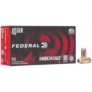 AE40R1 Federal Ammunition FDR 40SW 180GR AE FMJ 50RD 40 S&W