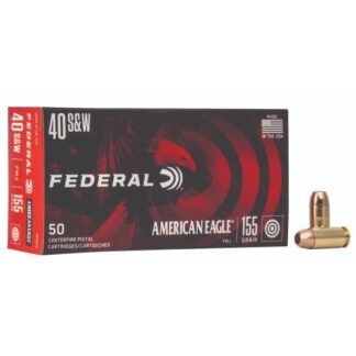 AE40R2 Federal Ammunition FDR 40SW 155GR AE FMJ 50RD 40 S&W