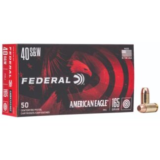AE40R3 Federal Ammunition FDR 40SW 165GR AE FMJ 50RD 40 S&W