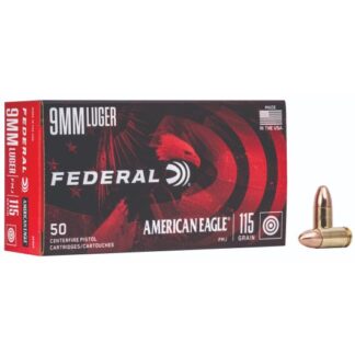AE9DP Federal Ammunition FDR 9MM 115GR AE FMJ TRAY 50RD Luger
