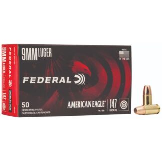AE9FP Federal Ammunition FDR 9MM 147GR AE FMJFP 50RD Luger