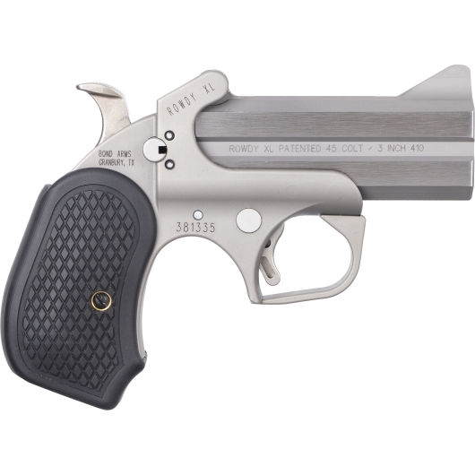 BARWXL-45/410 Bond Arms Rowdy 45 Colt|410 Bore 3.5" 2rd Matte Stainless Steel