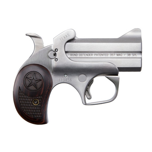 BATD357/38 Bond Arms Texas Defender 357 Mag 3.0" 2rd Stainless Steel