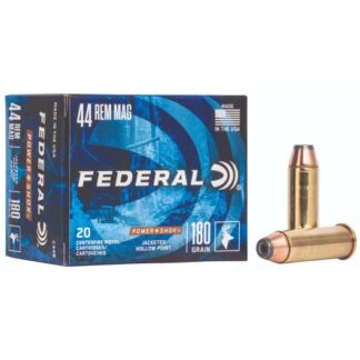 C44B Federal Ammunition FDR 44M 180GR PWRSK HG JHP 20R 44 Rem Mag