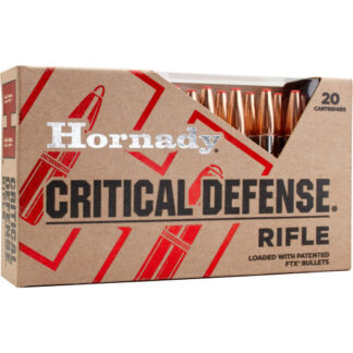 80920 Hornady HRN 308 155GR CRITDEF FTX 20RD Win
