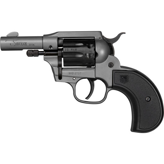 DB0600A051 DiamondBack Sidekick 22 WMR|22 LR 3.0" 9rd Dark Gray Cerakote