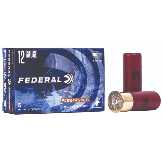 F127-000 Federal Ammunition FDR 12G BU 2.75-000-8P PWRSK 5 12 Gauge