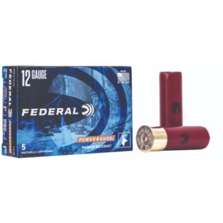 F131-4B Federal Ammunition FDR 12G BU 3-4B-41P PWRSK 5RD 12 Gauge