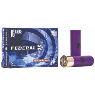 F164-1B Federal Ammunition FDR 16G BU 2.75-1B-12P PWRSK 5 16 Gauge