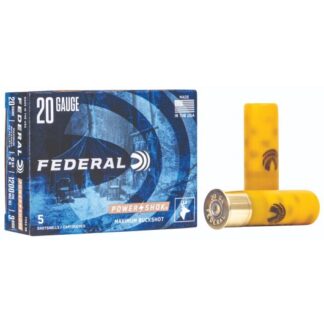 F203-3B Federal Ammunition FDR 20G BU 2.75-3B-20P PWRSK 5 20 Gauge