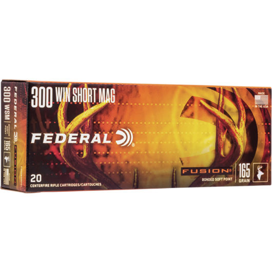 F300WSMFS1 Federal Ammunition FDR 300WSM 165GR FUSION 20RD 300 WSM