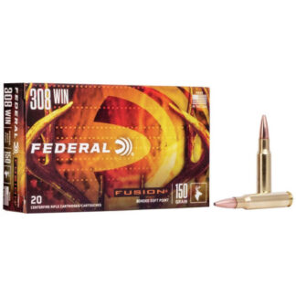 F308FS1 Federal Ammunition FDR 308 150GR FUSION 20RD Win