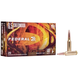 F65CRDFS1 Federal Ammunition FDR 6.5CR 140GR FUSION 20RD 6.5 Creedmoor