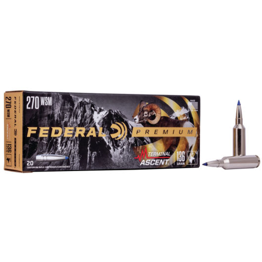 P270WSMTA1 Federal Ammunition FDR 270WSM 136GR TERM ASC 20RD 270 WSM