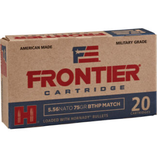 FR320 Hornady HRN 5.56 75GR FRONT BTHP 20RD NATO
