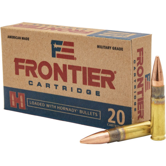 FR400 Hornady HRN 300BLK 125GR FRONT FMJ 20R 300 Blk