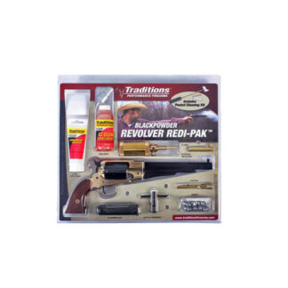 FRS18581 Traditions Black Powder Revolvers 44 8.0" 6rd Brass