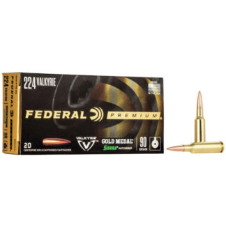GM224VLK1 Federal Ammunition FDR 224VALK 90GR SMK BTHP 20RD 224 Valkyrie