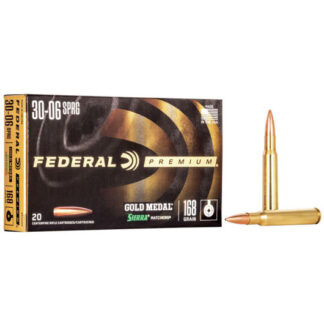 GM3006M Federal Ammunition FDR 30-06 168GR SMK BTHP 20RD Sprg