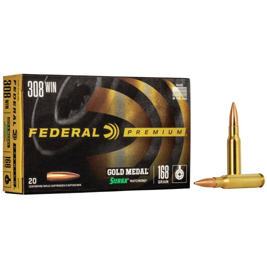 GM308M Federal Ammunition FDR 308 168GR SMK BTHP 20RD Win