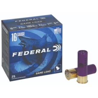 H160-6 Federal Ammunition FDR 16G GAME 2.75-1-6 25RD 16 Gauge