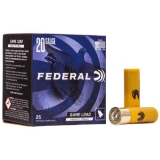 H202-8 Federal Ammunition FDR 20G HVY 2.75-1-8 25RD 20 Gauge