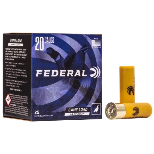 H204-4 Federal Ammunition FDR 20G HB 2.75-1-4 25RD 20 Gauge