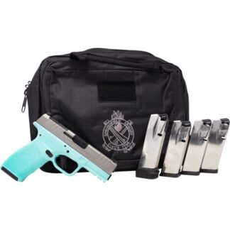 HCP9379RBSOSPGU Springfield Armory USA Hellcat 9mm Luger 3.7" Robins Egg Blue Cerakote