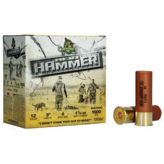 HS28004 Hevi-Shot HEV 12G 3-1.25-4 HAMMER 25RD 12 Gauge