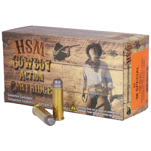 HSM-38-5-N HSM 38SP 158GR CWBY RFPLV 50RD 38 Spl