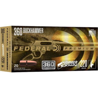 LG360BH1 Federal Ammunition FDR 360BUCK 220GR HAMMER 20RD 360 Buckhammer