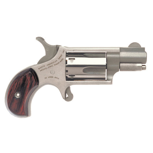 NAA-22LR North American Arms Mini-Revolver 22 LR 1.1" 5rd Stainless Steel