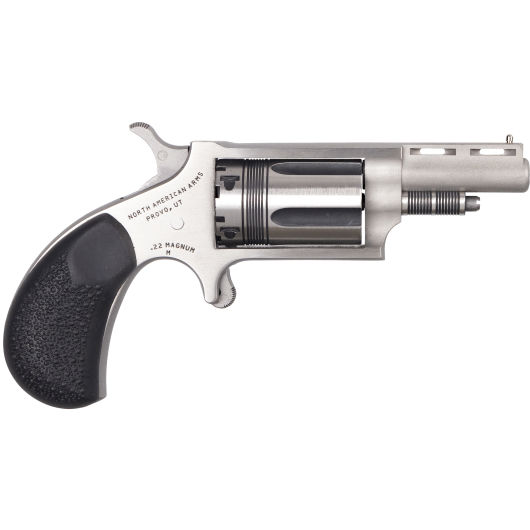 NAA-22M-TW North American Arms Mini-Revolver|Wasp 22 WMR 1.6" 5rd Stainless Steel