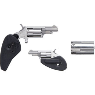 NAA-22MC-HG North American Arms Mini-Revolver 22 WMR|22 LR 1.6" 5rd Stainless Steel