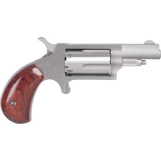 NAA-22M North American Arms Mini-Revolver 22 WMR 1.6" 5rd Stainless Steel