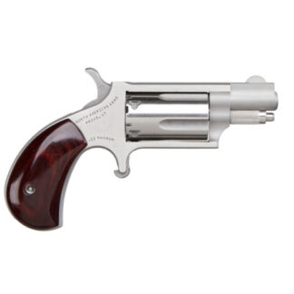 NAA-22MS North American Arms Mini-Revolver 22 WMR 1.1" 5rd Stainless Steel