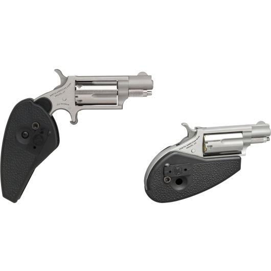 NAA-22MS-HG North American Arms Mini-Revolver 22 WMR 1.1" 5rd Stainless Steel