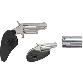 NAA-22MSC-HG North American Arms Mini-Revolver 22 WMR|22 LR 1.1" 5rd Stainless Steel