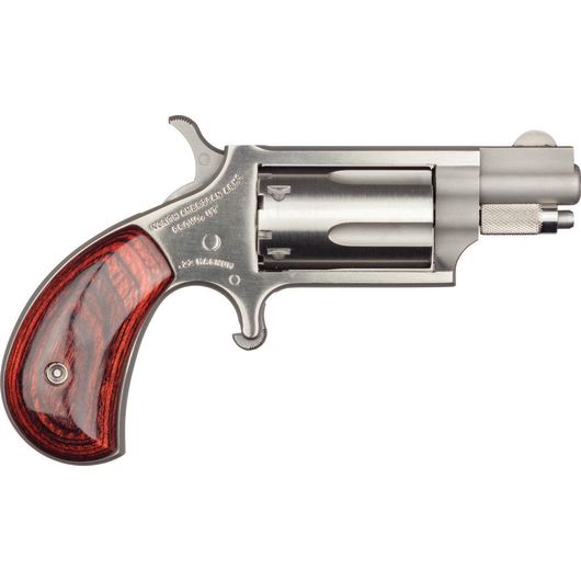 NAA-22MSC North American Arms Mini-Revolver 22 WMR|22 LR 1.1" 5rd Stainless Steel