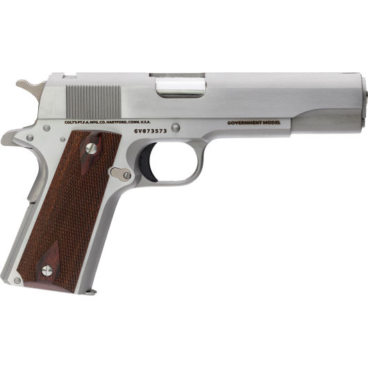 O1911C-SSZ Colt 1911|Government 45 Auto 5.0" Stainless Steel