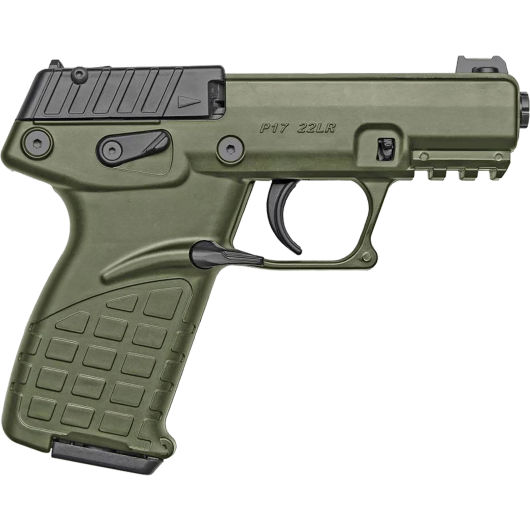 P17BGRN Kel-Tec P17 22 LR 3.9" Green Cerakote