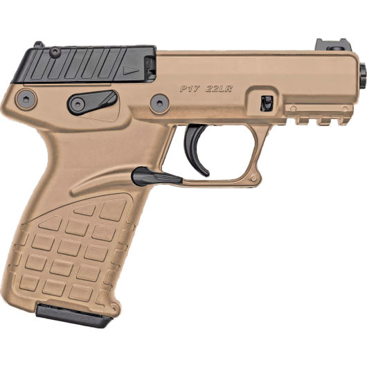 P17BTAN Kel-Tec P17 22 LR 3.8" Tan Cerakote