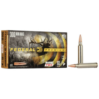 P300WR Federal Ammunition FDR 300 165GR BAR TSX 20RD Win Mag