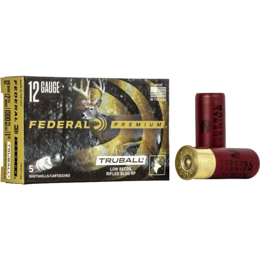 PB127-LRS Federal Ammunition FDR 12G SLRFL 2.75 TRB LRHP 5R 12 Gauge
