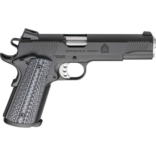 PC9108LCA18 Springfield Armory USA 1911|TRP 45 Auto 5.0" Matte Black Kote