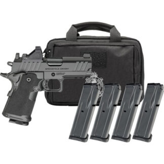 PH9115AOS-PAC Springfield Armory USA 1911 9mm Luger 3.5" Black Cerakote