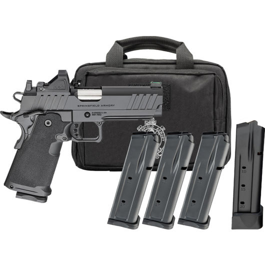 PH9117AOS-PAC Springfield Armory USA 1911 9mm Luger 4.2" Black Cerakote